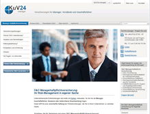 Tablet Screenshot of kuv24-manager.de